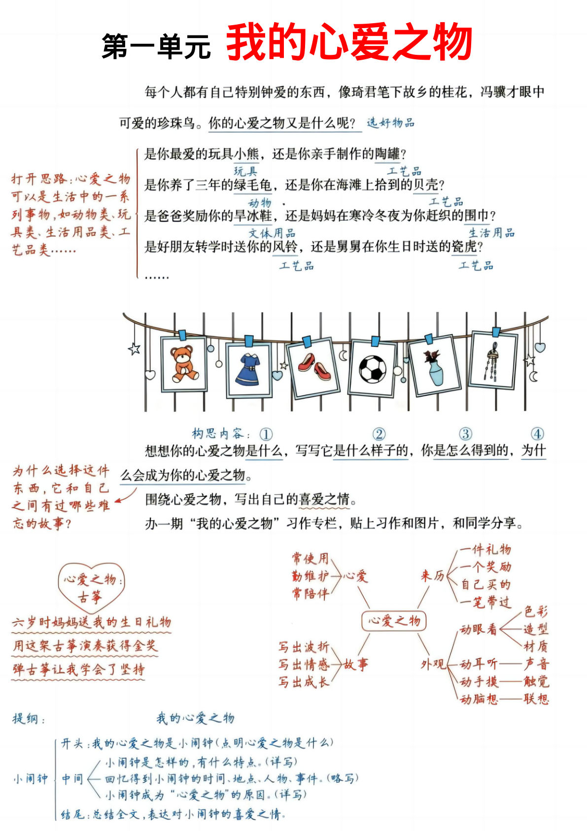 《五年级上册语文1-8单元习作详解》五年级 语文