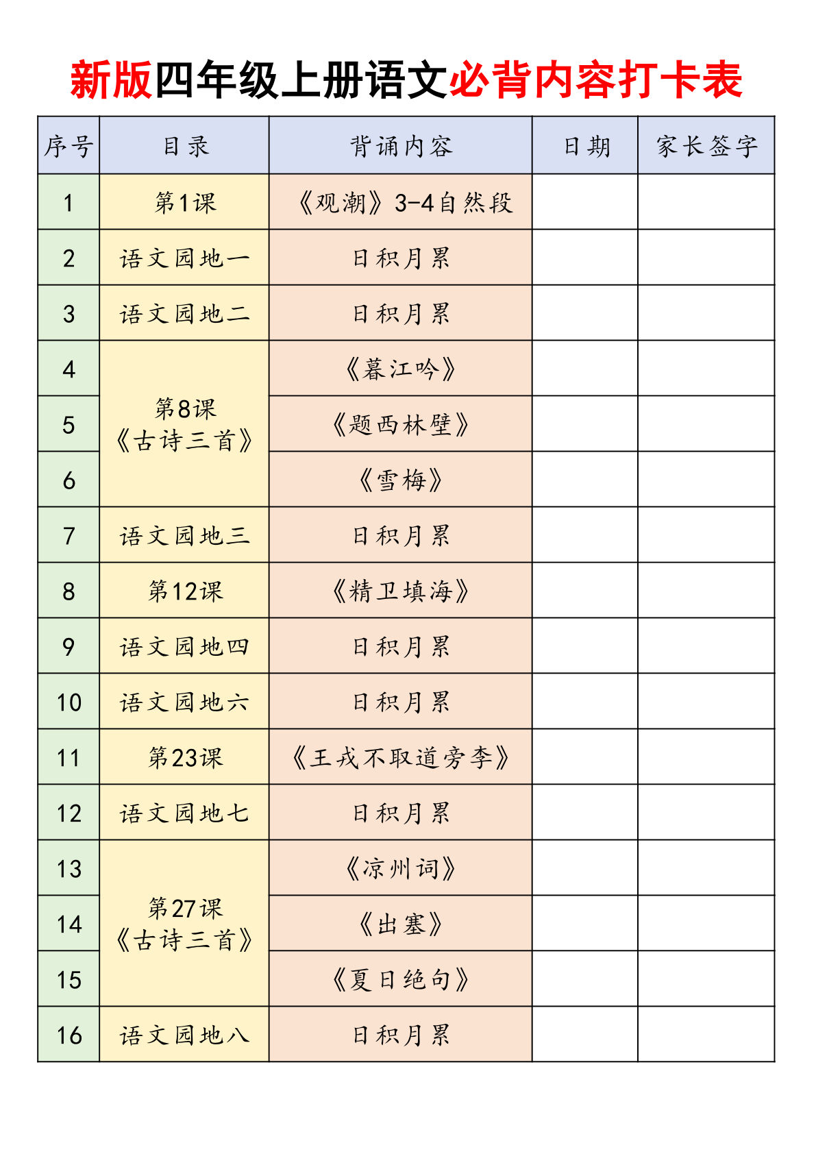26新四年级上册语文课内必背内容闯关汇总(17页 (2)-学霸资源网-分享小学前锋教辅先锋资源 - 小学1-6年级教辅资源|试卷|电子课本|课课练免费下载 - 语文数学英语同步练习 学习资料内页预览