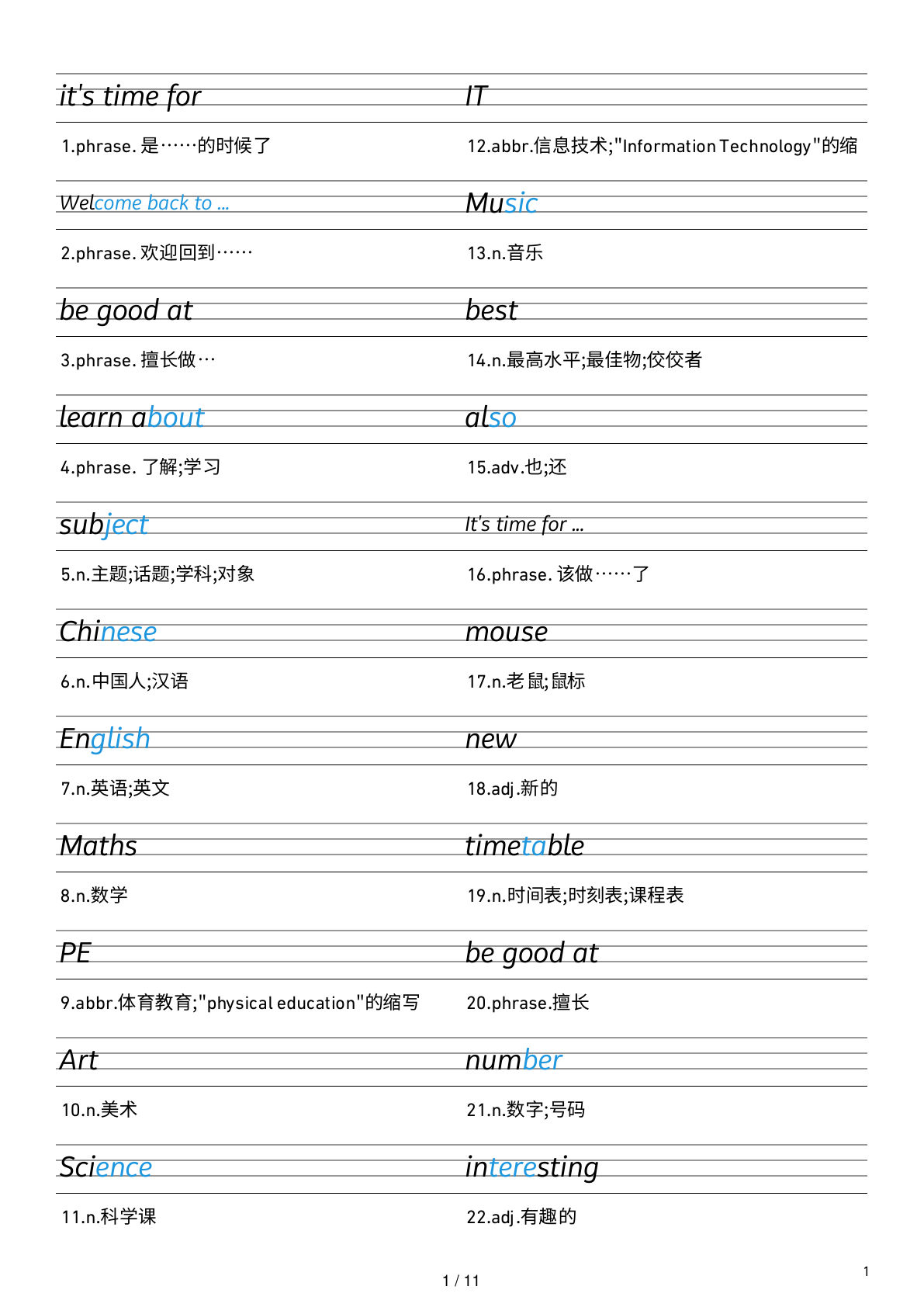 新版 四年级上册英语译林版 字帖Unit 1-8 衡水体字帖(1)-学霸资源网-分享小学前锋教辅先锋资源 - 小学1-6年级教辅资源|试卷|电子课本|课课练免费下载 - 语文数学英语同步练习 学习资料内页预览