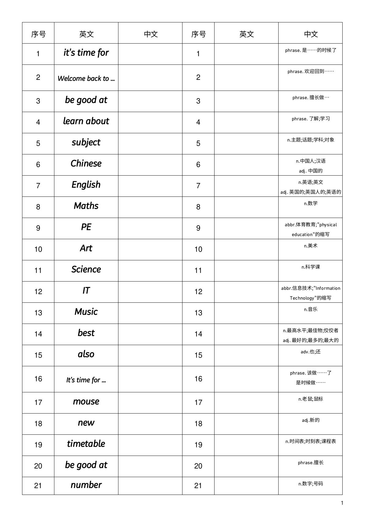 26秋四年级上册译林版英语英汉互译-学霸资源网-分享小学前锋教辅先锋资源 - 小学1-6年级教辅资源|试卷|电子课本|课课练免费下载 - 语文数学英语同步练习 学习资料内页预览