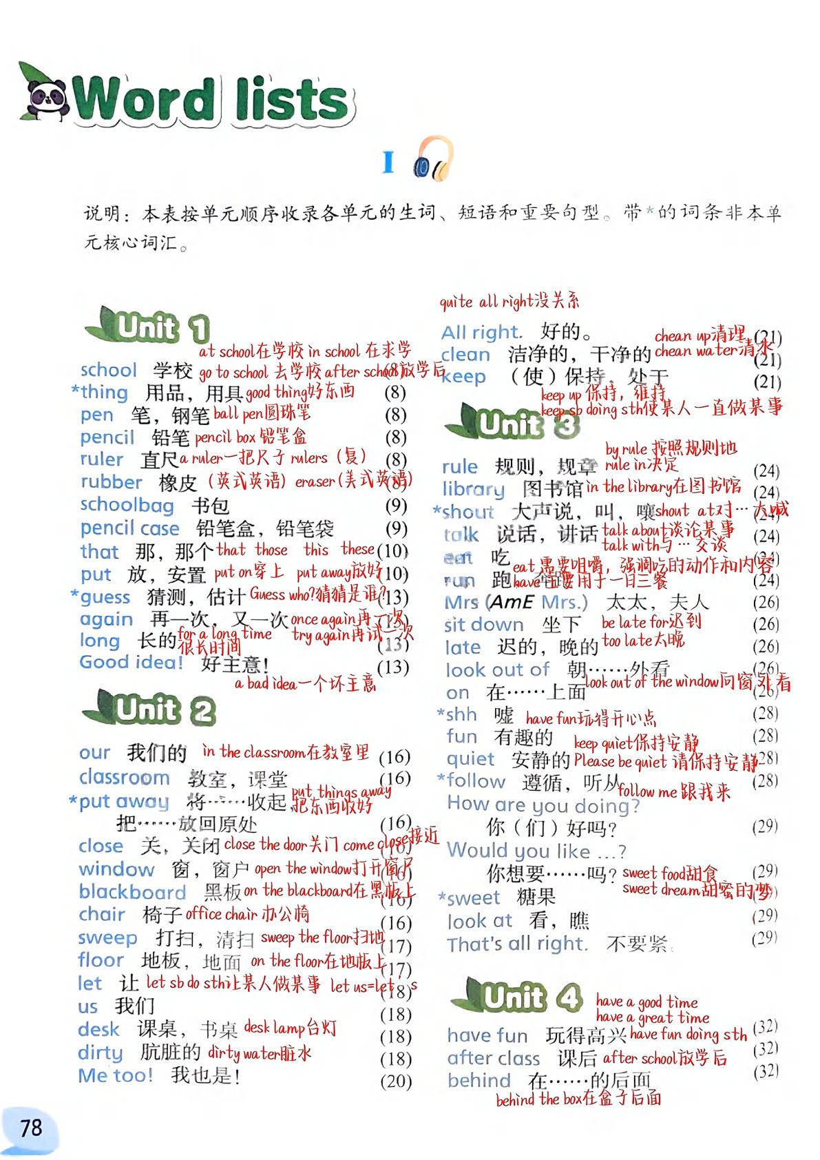 三年级下册外研版三起点英语【25春-新改版教材单词笔记】