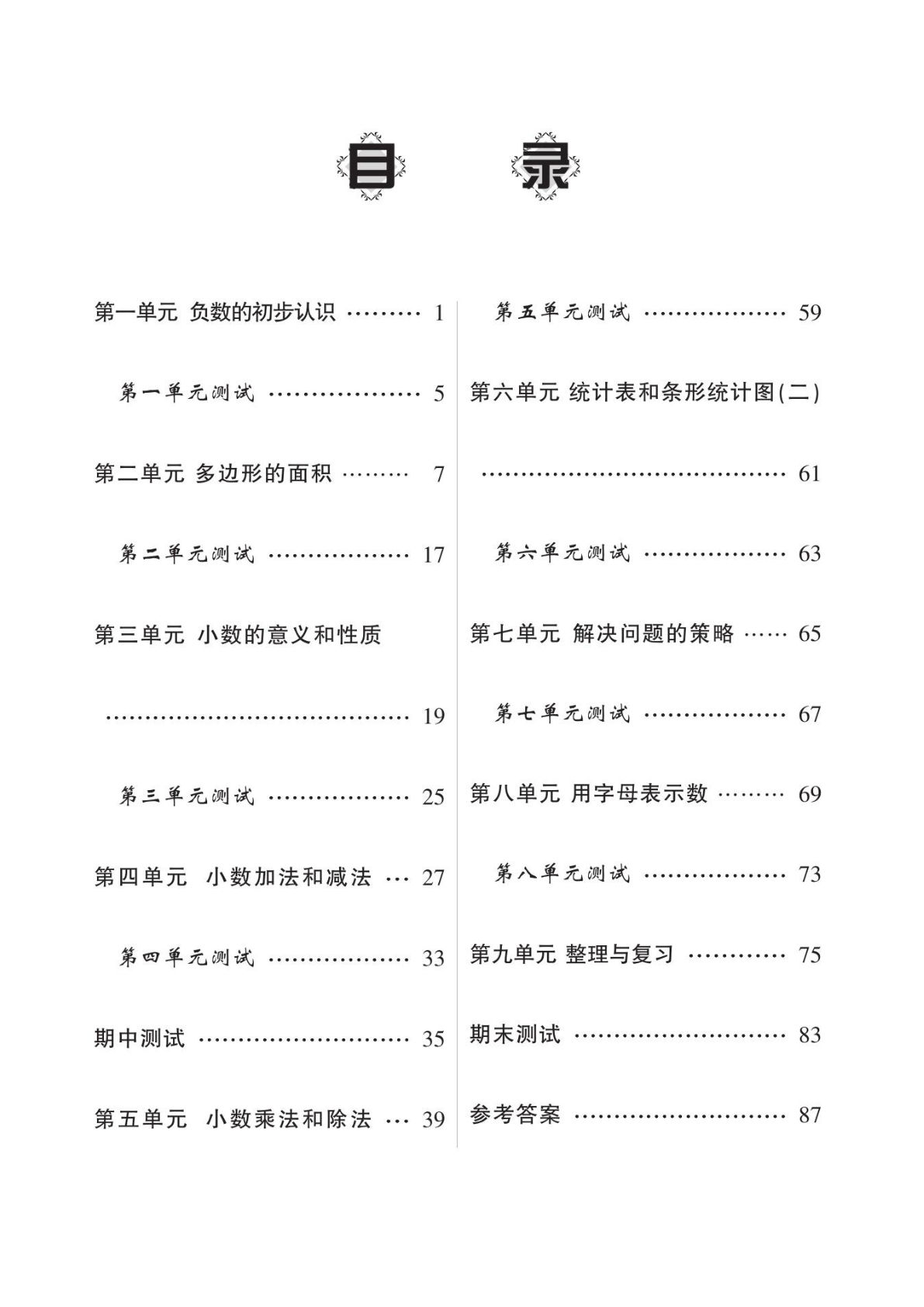 五年级上册苏教版数学【应用题、口算-随堂口算】